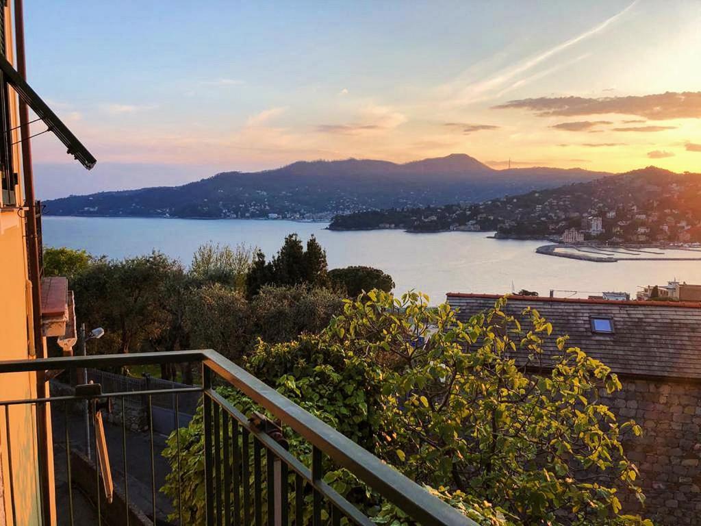 Tra Sole & Mare Apartment Zoagli Bagian luar foto