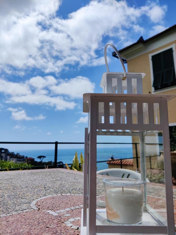 Tra Sole & Mare Apartment Zoagli Bagian luar foto